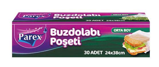 Parex Orta Buzdolabı Poşeti 30'lu