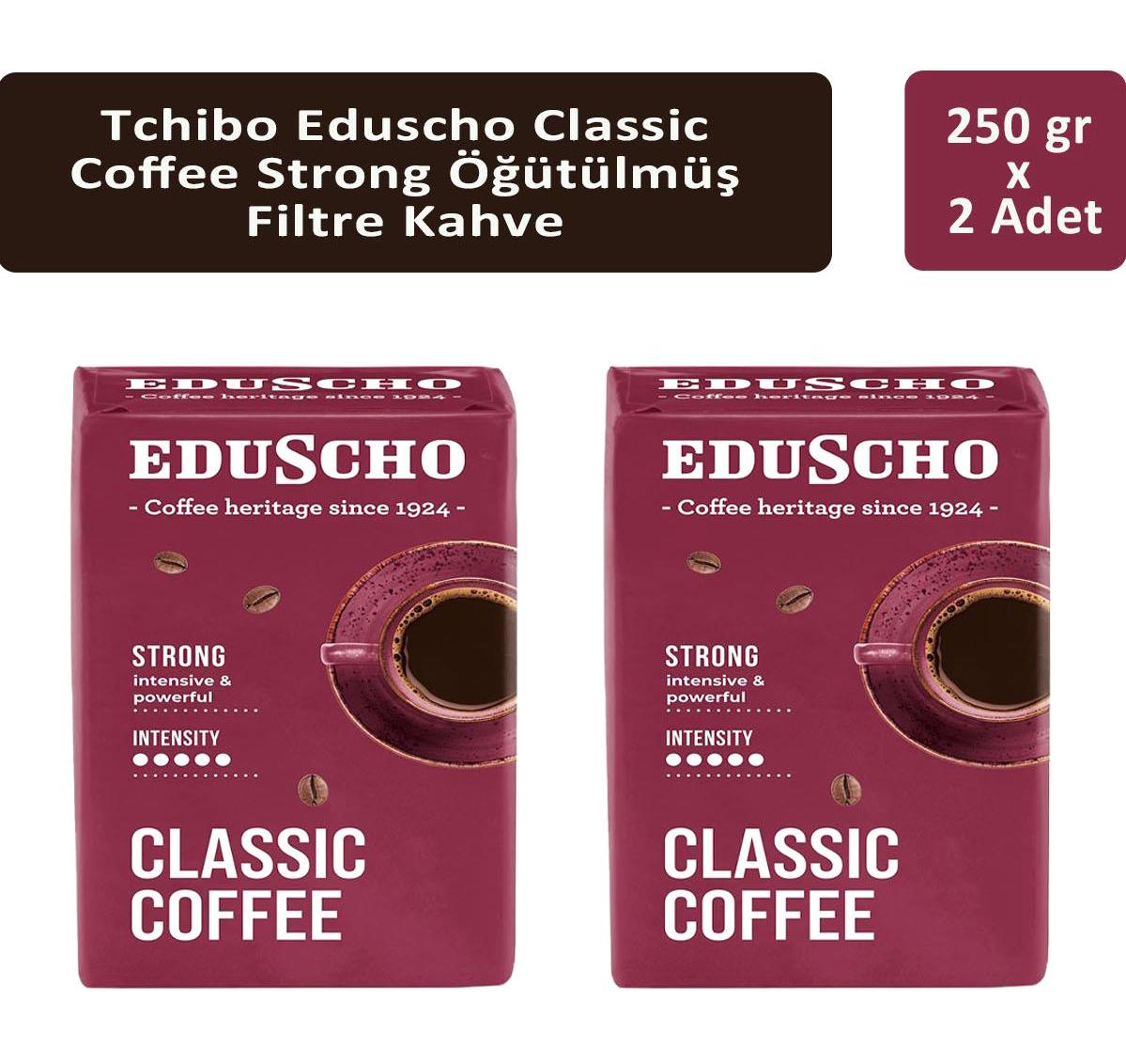 Tchibo Eduscho Classic Robusta Öğütülmüş Filtre Kahve 2x250 gr