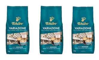 Tchibo Variazione Arabica Robusta Çekirdek Filtre Kahve 3x1 kg