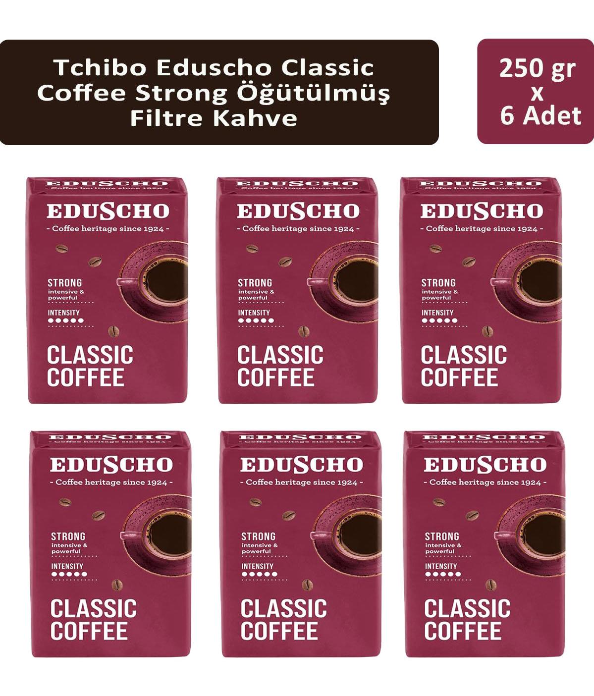 Tchibo Eduscho Classic Robusta Öğütülmüş Filtre Kahve 6x250 gr