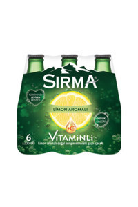 Sırma Doğal Limonlu Soda 6'lı 200 ml