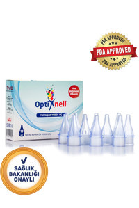 Optinell Şeffaf Nazal Burun Aspiratörü Yedek Ucu 10'lu