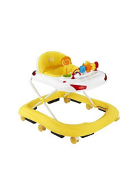 Baby Hope 218 Tobby 6 Tekerlekli Oyuncaklı Müzikli Örümcek Yürüteç Sarı