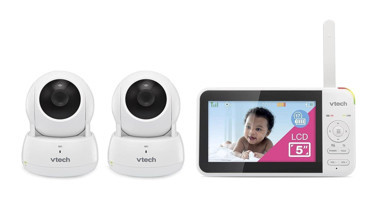 VTech VM924-2 Uzaktan Pan-Tilt-Zoom 2 Kameralı Video Monitörü - 5 Inc