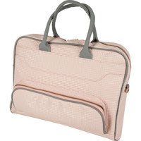 Newoman Düz İki Gözlü Polyester 15.6 inç Askılı Laptop Çantası Pembe