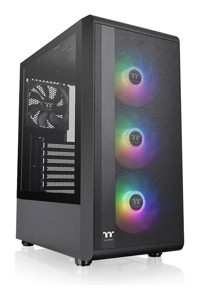 Thermaltake S200 RGB Mesh 4 Fanlı Siyah Dikey Kullanım ATX Oyuncu Bilgisayar Kasası