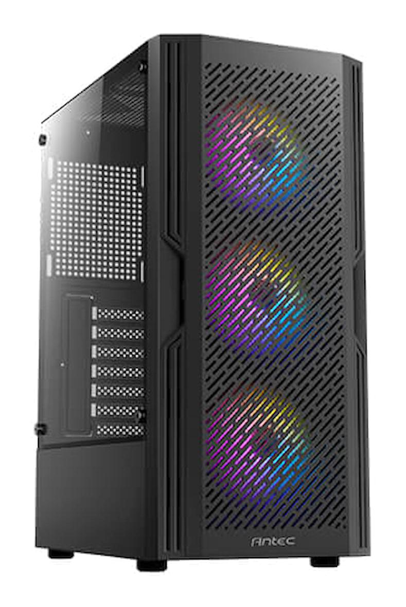Antec AX20 RGB Mesh 4 Fanlı Siyah Dikey Kullanım ATX Oyuncu Bilgisayar Kasası