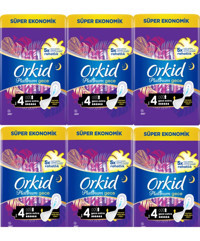 Orkid Platinum Gece Orta 16'lı Hijyenik Ped 6 Adet