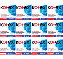 Kotex Ultra Gece Orta 6'lı Hijyenik Ped 12 Adet