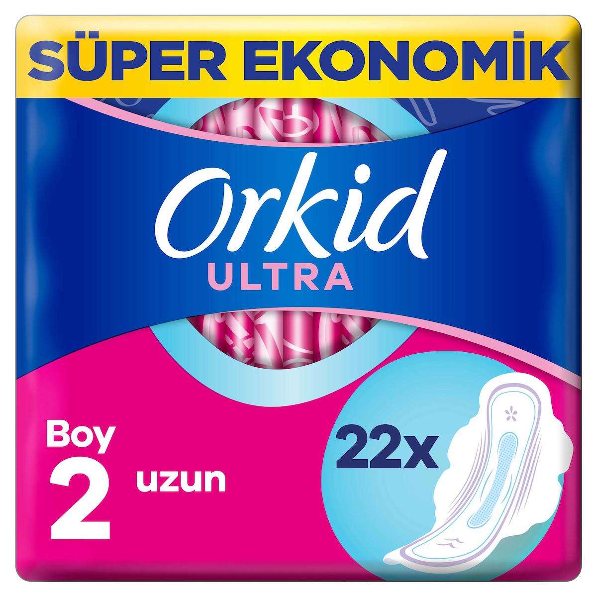 Orkid Ultra Orta 22'li Hijyenik Ped