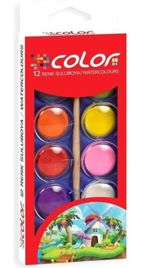 Colorbank Karton Sulu Boya 12'li