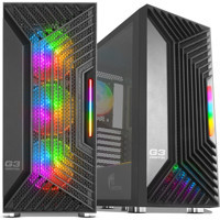 Green Grıffın G3 RGB Sıvı Soğutmalı 4 Fanlı Siyah Dikey Kullanım Mid Tower Oyuncu Bilgisayar Kasası