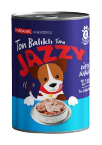 Dardanel Jazzy Ton Balıklı Parça Etli Yetişkin Yaş Köpek Maması 400 gr