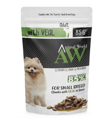 Animal World Dana Etli Soslu Yetişkin Yaş Köpek Maması 85 gr