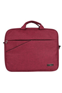 Vegmann AV6900 Düz Üç Gözlü Oxford Kumaş 15.6 inç Askılı Laptop Çantası Bordo
