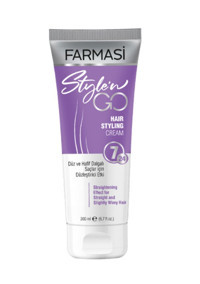 Farmasi Style N Go Düzleştirici Boyalı Düz Saçlar için Durulanmayan Unisex Saç Kremi 200 ml