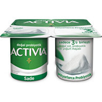 Activia Probiyotik Kaymaksız Yoğurt 4x100 gr