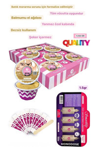 Smoothly Gold Soyulabilir Pudralı Hassas Ciltler İçin Boncuk Ağda 1.5 kg