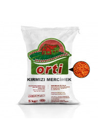 Orti Kırmızı Mercimek 5 kg