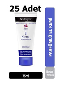 Neutrogena Norveç Formulü Gliserinli Kuru Ciltler Organik Vegan Parfümlü El Kremi 25x75 ml
