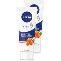 Nivea Deniz İğdesi Tüm Ciltler Organik Vegan Parfümlü El Kremi 2×75 ml