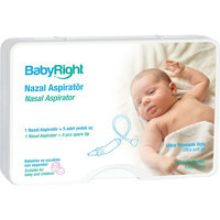Baby Right Şeffaf Nazal Burun Aspiratörü Seti+Yedek Uç 5'li