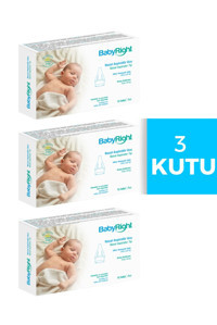 Baby Right Şeffaf Nazal Burun Aspiratörü Yedek Ucu 3x12'li Set