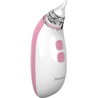 Smarbo X30-B Dijital Yedek Uçlu Elektrikli Burun Aspiratörü Seti Pembe