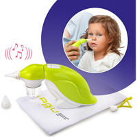 Agu Baby NS19 Dijital Yedek Uçlu Elektrikli Burun Aspiratörü Seti Yeşil