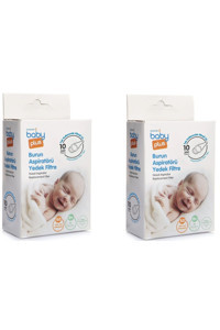 Baby&Plus Şeffaf Nazal Burun Aspiratörü Yedek Ucu 2x10'lu Set