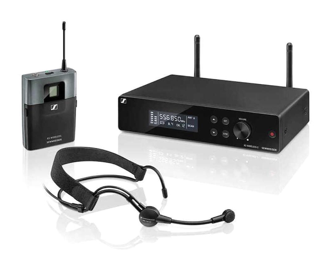 Sennheiser XSW 2-Me3-A Condenser 6.3 mm Kablosuz Yayıncı Bluetooth Siyah Yaka Mikrofon