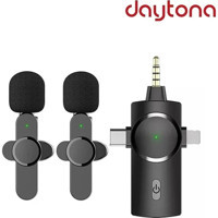 Daytona K9-c2 Condenser Type C Kablosuz Yayıncı Siyah Yaka Mikrofon