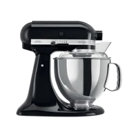 KitchenAid 5KSM175PSEOB Metal 300 W 4.8 lt Standlı Hamur Yoğurma ve Mutfak Şefi Siyah