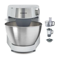 Kenwood KHC29.H0WH Plastik 1000 W 4.3 lt Standlı Hamur Yoğurma ve Mutfak Şefi Gri