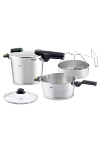 Fissler Vitaquick Green Clipso Kapak Cookstar Tabanlı 3.5 lt-6 lt Düdüklü Tencere Seti