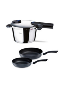 Fissler Vitaquick Bluepoint Clipso Kapak Cookstar Tabanlı 4.5 lt Düdüklü Tencere