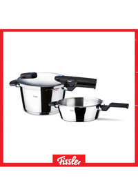 Fissler Vitaquick Bluepoint Clipso Kapak Cookstar Tabanlı 4 lt-8 lt Düdüklü Tencere Seti