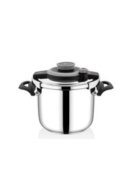Falez Power Cook Clipso Kapak Termik Tabanlı 7 lt Düdüklü Tencere Siyah