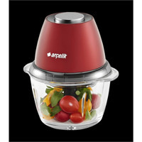 Arçelik K 8245 400 W 1000 ml Cam Hazneli Öğütücülü 4 Bıçaklı Elektrikli Rondo Kırmızı