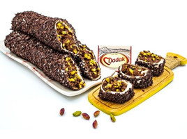 Dadak Bitter Çikolata Kaplamalı Atom Antep Fıstıklı Lokum 200 gr