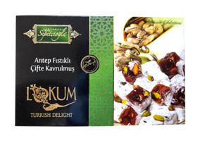 Erdem Sepetçioğlu Çifte Kavrulmuş Antep Fıstıklı Lokum 300 gr