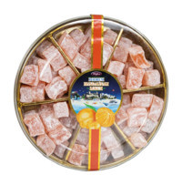 Tuğba Kuruyemiş Yuvarlak Kutu Mandalinalı Lokum 315 gr