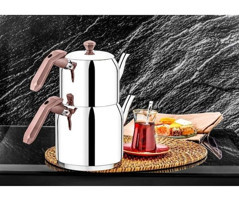 Özlife Gala 125 Çelik Çaydanlık Rose