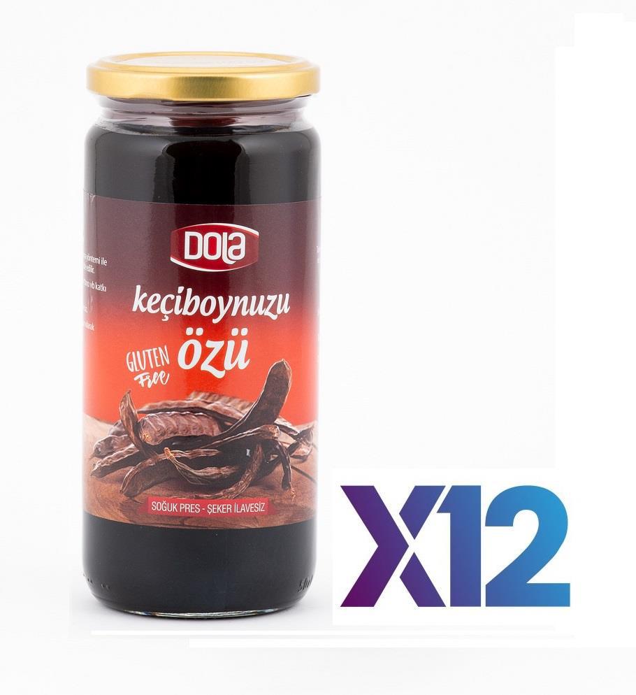 Dola Glutensiz Keçiboynuzu Özü Pekmez 12x640 gr