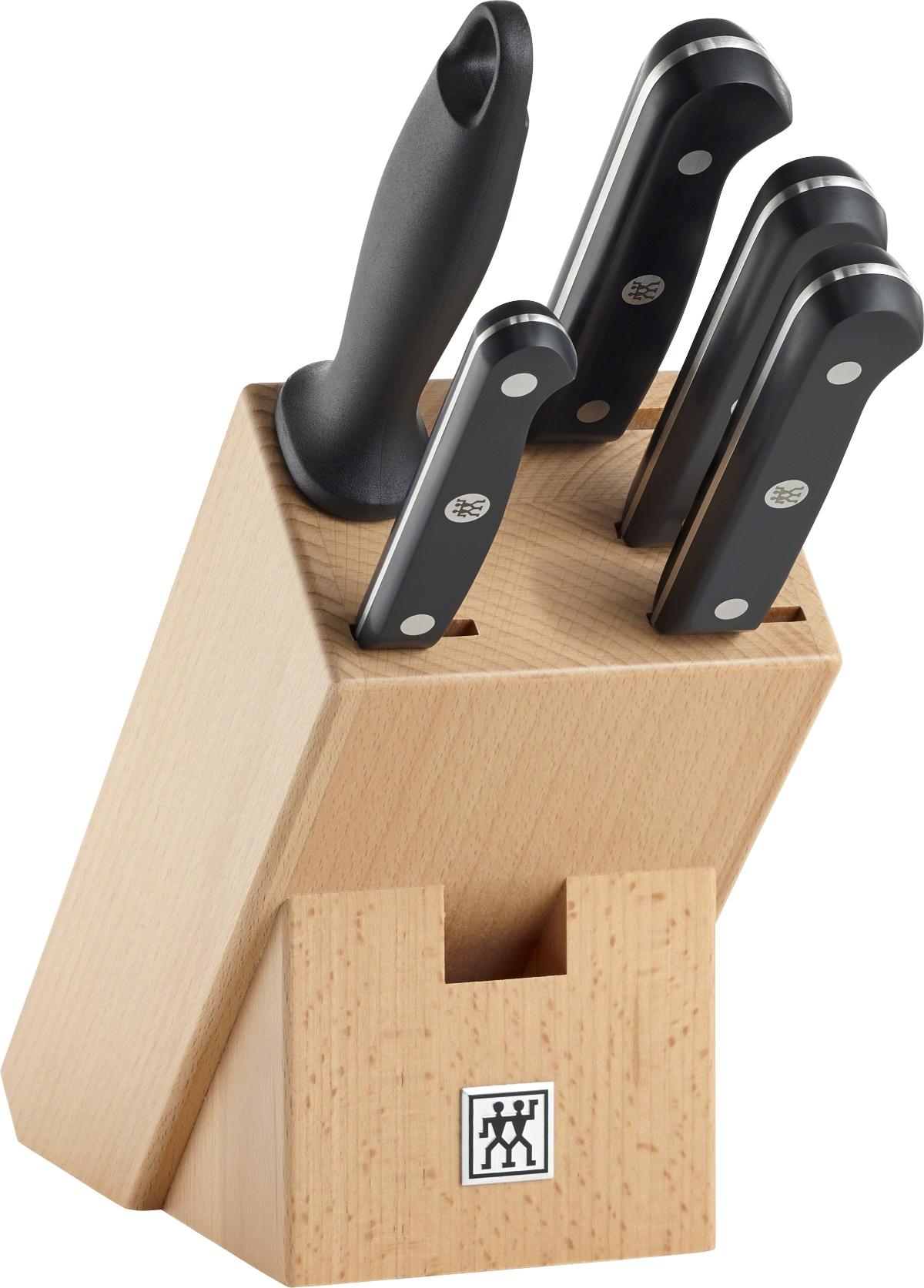 Zwilling Blok Plastik Çelik 6 Parça Şef Bıçakları Seti