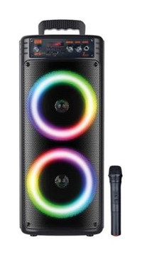 Sunix BTS-68 Taşınabilir Işıklı Siyah Bluetooth Hoparlör