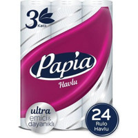 Papia Jumbo Paket 3 Katlı 24'lü Kağıt Havlu