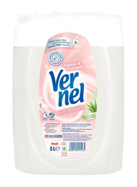 Vernel Sensitive Hassas ve Yumuşak İpek Özü 50 Yıkama Yumuşatıcı 5 lt