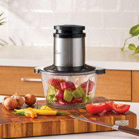 Karaca 240 W 1800 ml Cam Hazneli Buz Kırıcılı Öğütücülü 4 Bıçaklı Elektrikli Rondo Gri