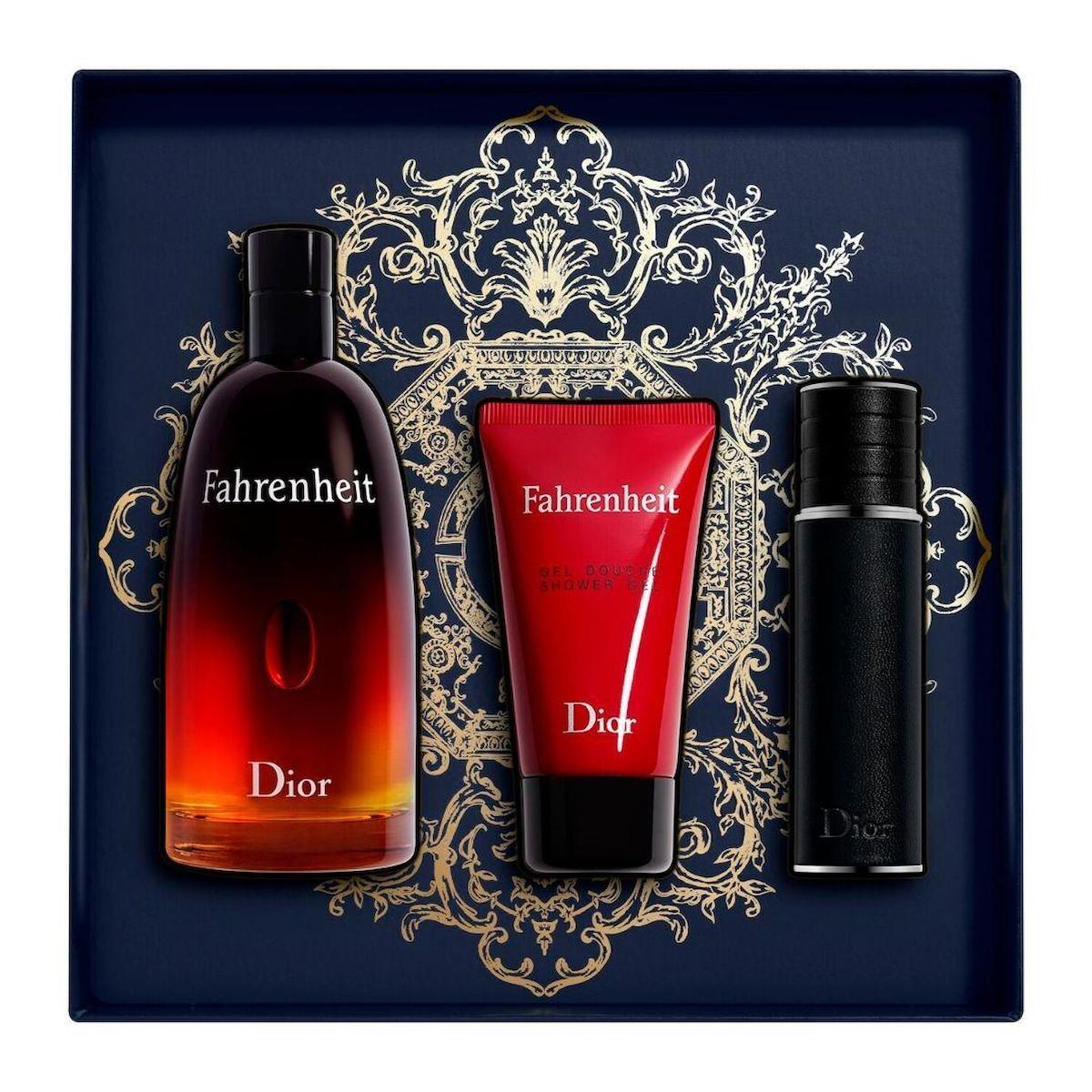 Dior Homme Fahrenheit 3 Parça Mini Erkek Parfüm Seti EDT